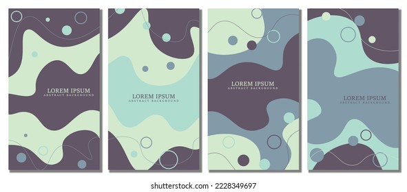 Abstract modern template set background. Abstract background. Vector illustration design.