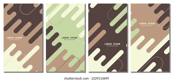 Abstract modern template set background. Abstract background. Vector illustration design.