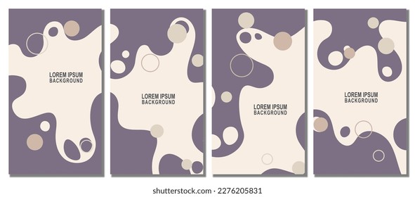 Abstract modern template set background. Abstract background. Vector illustration background. 