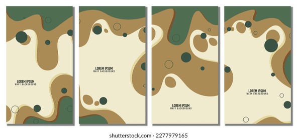 Abstract modern template set background. Abstract background. Vector illustration background. 