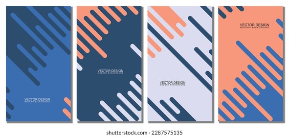 Abstract modern template set background. Abstract background.