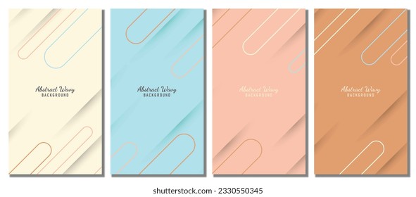 Abstract modern template set background. Abstract background. Vector illustration design.