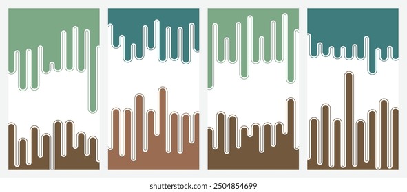 Fondo moderno Abstractas del sistema de la Plantilla. Ilustración vectorial.