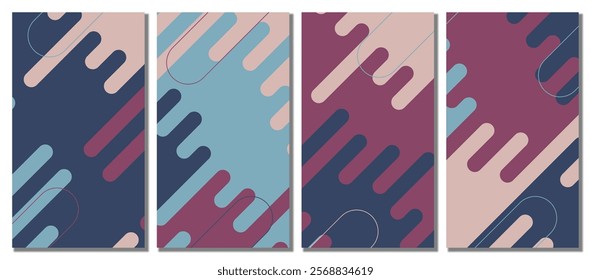 Abstract modern template set background. Abstract background. Vector illustration design.