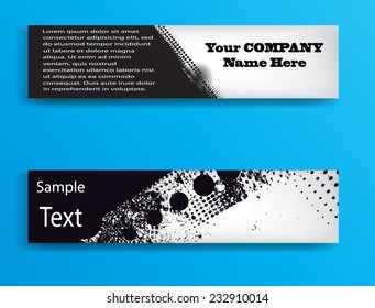  Abstract Modern Textured Banner . Vector Illustration . 