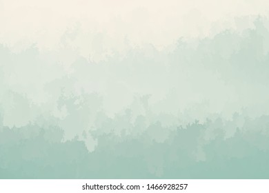 Abstract modern textured vector background, horizontal format. Digitally generated contemporary wallpaper. Light pastel green backdrop.