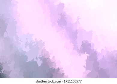Abstract modern textured vector background, horizontal format. Digitally generated contemporary wallpaper. Light  pastel purple backdrop.