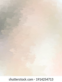 Abstract modern textured vector background, vertical format. Digitally generated contemporary wallpaper. Light beige pastel backdrop.