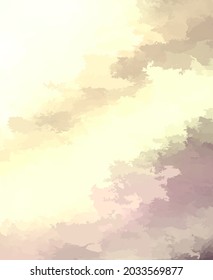 Abstract modern textured vector background, vertical format. Digitally generated contemporary wallpaper. Light yellow pastel backdrop.