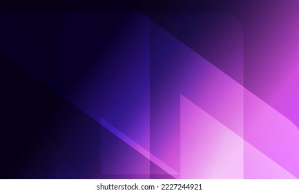 Resumen del fondo moderno de degradado de color moderno con formas geométricas de medio tono. Color púrpura profundo y rosa gradiente fondo abstracto. Ilustración del vector