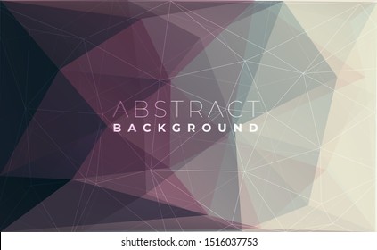 Abstract modern triangle polygonal background, vector illustration.