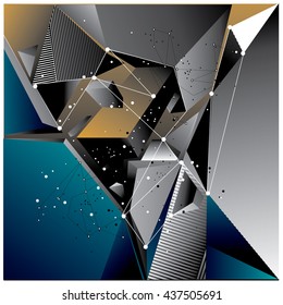Abstract modern triangles background pattern illustration. Space layout and design template. Composition of pattern design.