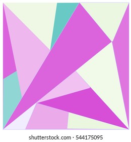 Abstract modern triangles background pattern illustration. Space layout and design template. Composition of pattern with Memphis colors and style.