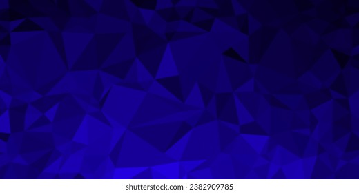 abstract modern triangles blue background