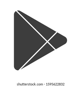Abstract modern triangular abstract logo design. 