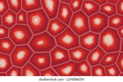 Abstract modern turtle shell seamless pattern. Animals trendy background. Beige decorative vector illustration for print, fabric, textile. Modern ornament of stylized skin.