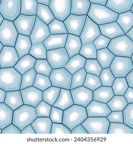 Abstract modern turtle shell seamless pattern. Animals trendy background. Blue tortoise decorative vector illustration for print, fabric, textile. Modern ornament of stylized skin.
