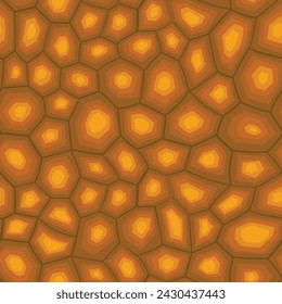 Abstract modern turtle shell seamless pattern. Animals trendy background. Brown tortoise decorative vector illustration for print, fabric, textile. Modern ornament of stylized skin.