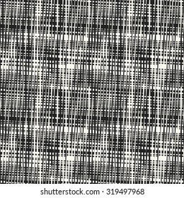 Abstract modern twisted cross stroke. Seamless pattern.