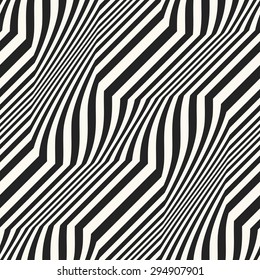Abstract modern twisted diagonal striped background. Seamless pattern.