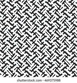 Abstract modern twisted zigzag motif variegated background. Seamless pattern.