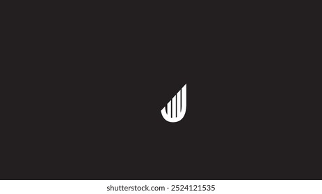 Abstractas Moderno, único WV, CW gota de agua logo de aceite monograma Vector.