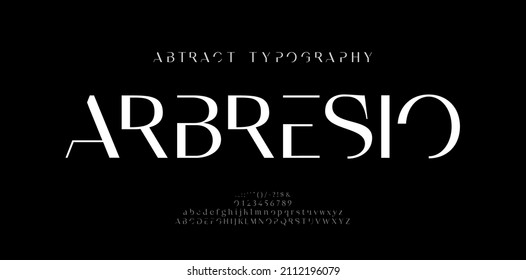 Abstract modern urban alphabet fonts. Typography sport, simple, technology, fashion, digital, future creative logo font. vector illustration