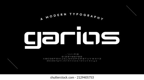 Abstract modern urban alphabet fonts. Typography sport, simple, technology, fashion, digital, future creative logo font. vector illustration