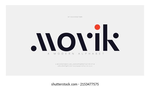 Abstract modern urban alphabet fonts. Typography sport, technology, fashion, digital, future creative logo font. vector illustration