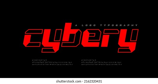Abstract modern urban alphabet fonts. Typography sport, game, technology, fashion, digital, future creative logo font. vector illustration