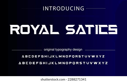 Abstract modern urban alphabet fonts. Typography sport, technology, fashion, digital, future creative logo font. vector illustration