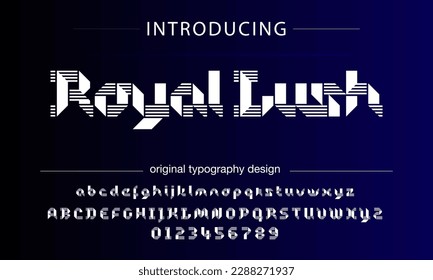 Abstract modern urban alphabet fonts. Typography sport, technology, fashion, digital, future creative logo font. vector illustration
