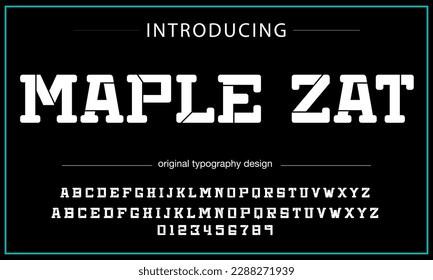 Abstract modern urban alphabet fonts. Typography sport, technology, fashion, digital, future creative logo font. vector illustration