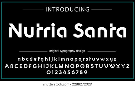 Abstract modern urban alphabet fonts. Typography sport, technology, fashion, digital, future creative logo font. vector illustration