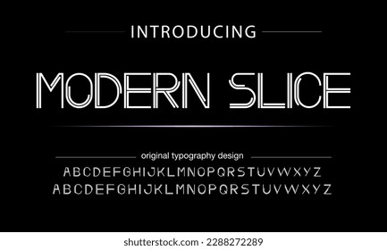 Abstract modern urban alphabet fonts. Typography sport, technology, fashion, digital, future creative logo font. vector illustration