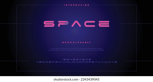 Abstract modern urban alphabet fonts. Typography sport, simple, technology, fashion, digital, future creative logo font. vector illustration