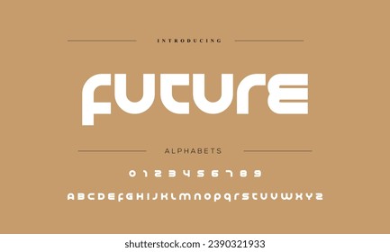 Abstract modern urban alphabet fonts. Typography sport, technology, fashion, digital, future creative logo font. vector illustration