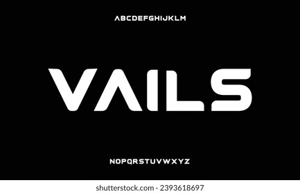 Abstract modern urban alphabet fonts. Typography sport, simple, technology, fashion, digital, future creative logo font. vector illustration