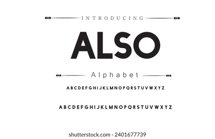 Also Abstract modern urban alphabet fonts. Typography sport, technology, fashion, digital, future creative logo font. vector illustration