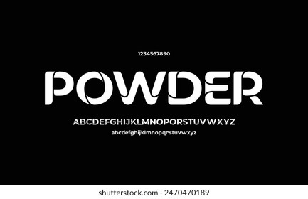 Abstract modern urban alphabet fonts. Typography sport, game, technology, fashion, digital, future creative logo font.