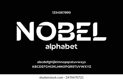 Abstract modern urban alphabet fonts. Typography sport, game, technology, fashion, digital, future creative logo font.