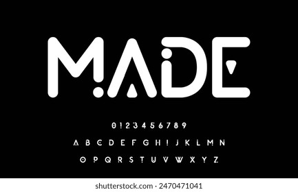 Abstract modern urban alphabet fonts. Typography sport, game, technology, fashion, digital, future creative logo font.