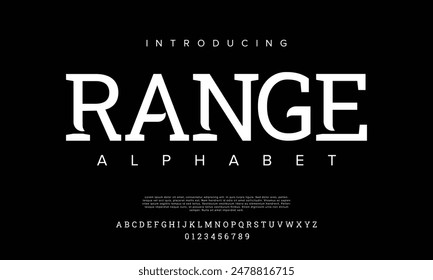 Abstract modern urban alphabet fonts. Typography sport, game, technology, fashion, digital, future creative logo font.
