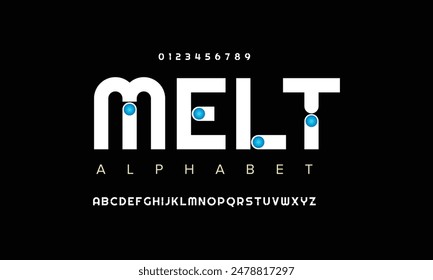 Abstract modern urban alphabet fonts. Typography sport, game, technology, fashion, digital, future creative logo font.