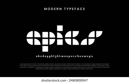 Abstract modern urban alphabet fonts. Typography sport, simple, technology, fashion, digital, future creative logo font. vector illustration