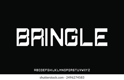 Abstract modern urban alphabet fonts. Typography sport, simple, technology, fashion, digital, future creative logo font.