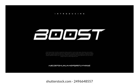 Abstract modern urban alphabet fonts. Typography sport, technology, fashion, digital, future creative logo font. vector illustration