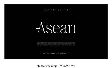 Abstract modern urban alphabet fonts. Typography sport, simple, technology, fashion, digital, future creative logo font. vector illustration