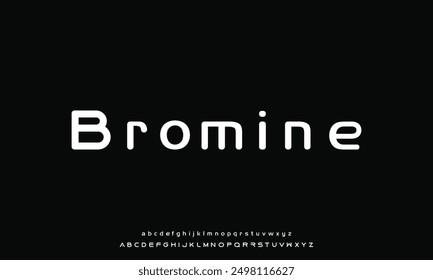 Abstract modern urban alphabet fonts. Typography sport, technology, fashion, digital, future creative logo font.
