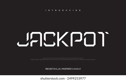 Abstract modern urban alphabet fonts. Typography sport, technology, fashion, digital, future creative logo font. vector illustration